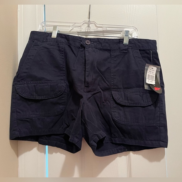 NWT navy cargo shorts, size 10 - Picture 1 of 2
